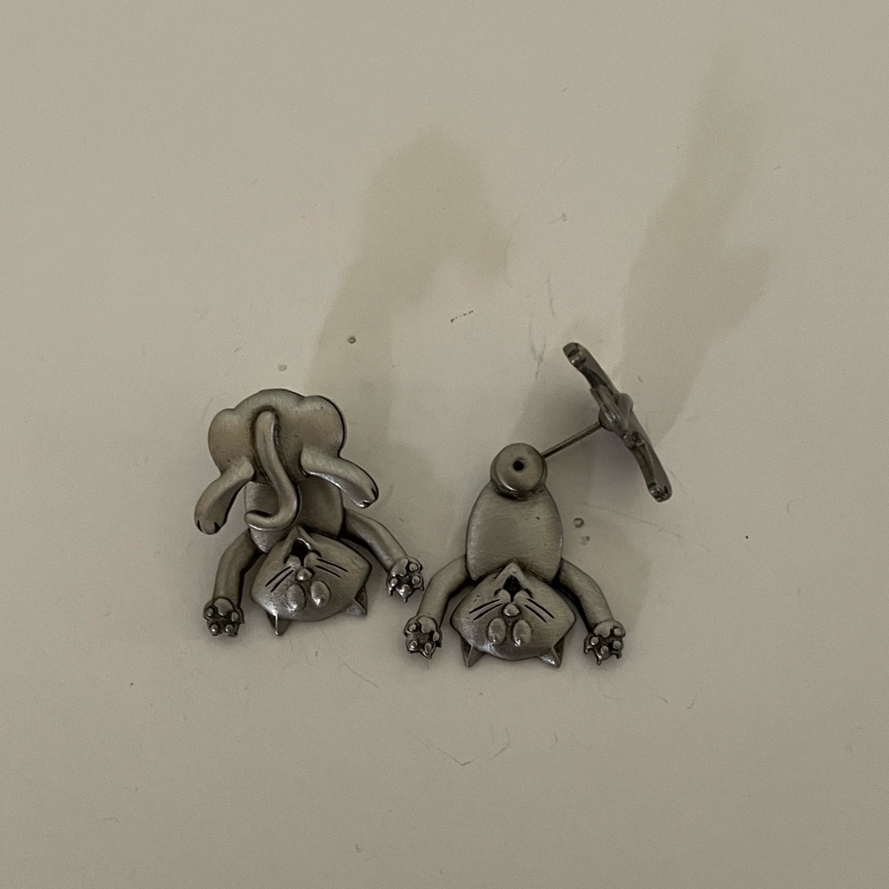 Cat earrings - Picture 3 of 3